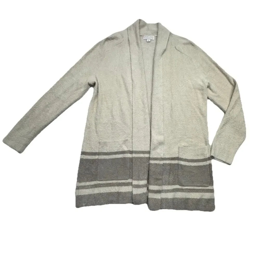 Barefoot Dreams Womens Large Cardigan Cozy Chic Lite Long Sleeve Soft - Picture 2 of 9